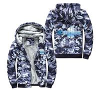ARMAAN Men's Zip Up Hoodies for Doctor Who Fleece Jackets Thick Warm Hooded Sweatshirts Thermal Lined Pullover Coats Tops Patchwork Jackets with Pockets,Color N-4x_l