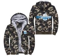 ARMAAN Men's Zip Up Hoodies for Doctor Who Fleece Jackets Thick Warm Hooded Sweatshirts Thermal Lined Pullover Coats Tops Patchwork Jackets with Pockets,Color M-4x_l