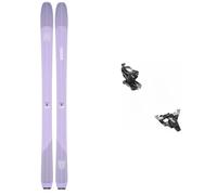 Armada - Ski touring bindings - Touring ski set Locator 88 2024 for Men in Aluminium - Pink Pink