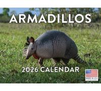 Armadillo Calendar 2026 Monthly Wall Calender | American Made In The USA