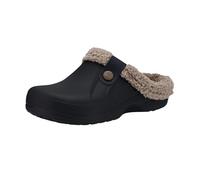 Armadillo Chef Shoes Armadilo Arlo Fuzzy Healthy & Non-Slip Comfort Clog Mules(Black Brown,6.5-7.5)