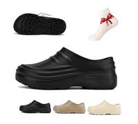 Armadillo Chef Shoes for Men 2025 Newly Slip Resistant, Soft Outdoor Beach Vacation Sandals,Ideal Work Shoes for Kitchens(Black,10.5-11)
