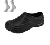 Armadillo Chef Shoes for Men and Women,Slip Resistant Waterproof Kitchen Shoes, Lightweight Professional Kitchen Work Shoes (Black-A, Adult, Men, 11.5, Numeric, UK Footwear Size System, Medium)