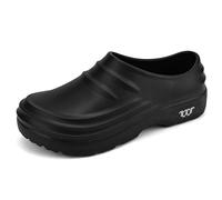 Armadillo Chef Shoes for Men and Women Work Shoes Non-Slip for Women Fleece Lined Clogs Warm Clogs for Armadillo Food Service Lightweight Waterproof Ideal for Work, D Black, 38/38.5 EU