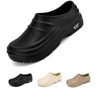 Armadillo Clogs, Armadillo Chef Nurse Shoes for Women Men Oil Resistant Waterproof Non-Slip Kitchen Work Shoes(Black,39)