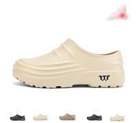Armadillo Clogs for Women Men, Armadillo Chef Shoes Healthy Non-Slip Comfort, Oil Resistant, Kitchen Work Clogs (Beige, Adult, Men, 3.5, Numeric, UK Footwear Size System, Medium)