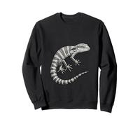 Armadillo Girdled Lizard Drawing Reptile Lover Sweatshirt