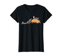 Armadillo Girl Armored Shell Animal Wildlife Shell Animal T-Shirt