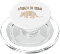 Armadillo-gram Funny Animal Lover Graphic PopSockets PopGrip for MagSafe