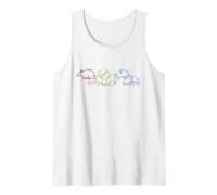 Armadillo LGBT Rainbow Pink Fairy Cingulata Lover Armadillo Tank Top