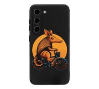 Armadillo ON A Bicycle Phone Case Compatible with Samsung S23/Plus/Ultra Protective Case Mobile Phone Cover
