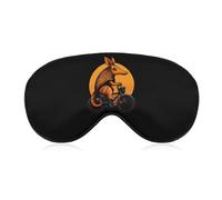 Armadillo ON A Bicycle Sleep Mask Adjustable Eye Mask Blindfold Eye Cover Sleeping Mask for Home Travel