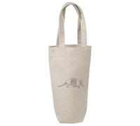 'Armadillo on the Move' Cotton Wine Bottle Gift/Travel Bag (BL00041376)