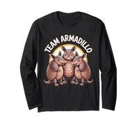 Armadillo Team Cute Cartoon Texas Wildlife Desert Animal Long Sleeve T-Shirt