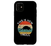 Armadillo This Is How I Roll Retro Vintage Sunset Wildlife Case for iPhone 11
