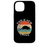 Armadillo This Is How I Roll Retro Vintage Sunset Wildlife Case for iPhone 14
