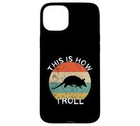 Armadillo This Is How I Roll Retro Vintage Sunset Wildlife Case for iPhone 15 Plus
