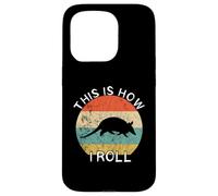Armadillo This Is How I Roll Retro Vintage Sunset Wildlife Case for iPhone 15 Pro