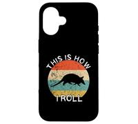 Armadillo This Is How I Roll Retro Vintage Sunset Wildlife Case for iPhone 16