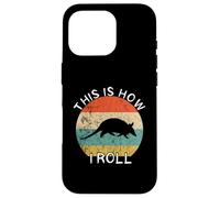 Armadillo This Is How I Roll Retro Vintage Sunset Wildlife Case for iPhone 16 Pro