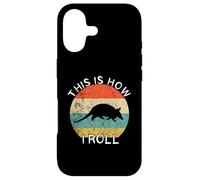 Armadillo This Is How I Roll Retro Vintage Sunset Wildlife Case for iPhone 17