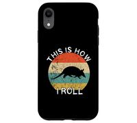 Armadillo This Is How I Roll Retro Vintage Sunset Wildlife Case for iPhone XR
