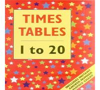 Armadillo Times Tables - 1 to 20 (giant Size) Paperback Book Armadillo Multicolor