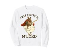 Armadillo Twas The Tism M'Lord Funny Autism Meme Knight Sweatshirt