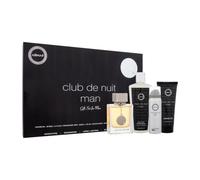 Armaf Club De Nuit 3.4 EDT Men's Set, Black, 4-Piece