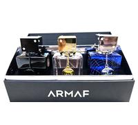 ARMAF Men's Club De Nuit 3 PC Collector's Pride Parfum Gift Set (Black)