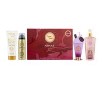 Armaf Perfume Delights Yum Yum 4 Pieces Gift Set For Women, Eau De Parfum 100ml, Body Spray 50ml, Hair Shampoo 250ml, Shower Gel 100ml, Long Lasting Floral Fruity Fragrance With Cherry & Vanilla