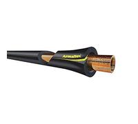 Armaflex Self Seal Pipe Insulation Lagging Black Nitrile Foam Class O 2m-22mm-19mm-Wall