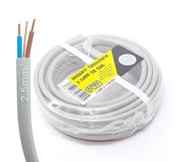 ArmaKit 2.5mm Twin and Earth Cable 5 Metre 6242Y2.5 - GREY 240v Mains Cable 3 Core Electrical cable - electrical wire electric sockets ring extension cable 5m