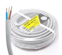 ArmaKit cable 2.5mm Twin and Earth 10 Metre 6242Y2.5 - GREY 240v Mains 3 Core Electrical Wire - electric sockets ring extension 10m