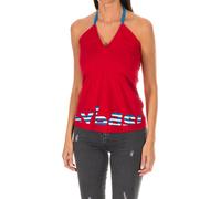 Armand Basi Womens neck-tied strap top ADM0106 - Red Cotton - Size X-Small