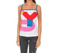 Armand Basi Womens oval neck thin strap top ADM0105 - White Cotton - Size X-Small