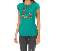 Armand Basi Womens short sleeve round neck T-shirt ADM0083 - Green Cotton - Size X-Small