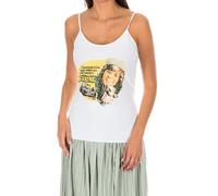 Armand Basi Womens Thin tank top with round neckline ADM0027 woman - White Cotton - Size Small