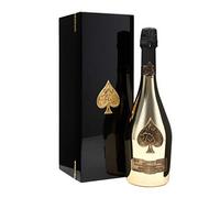 Armand de Brignac Gold Champagne Brut NV 75cl in Stunning High Gloss Presentation Case - Ideas for Birthday, Anniversary, Wedding, Business and Corporate