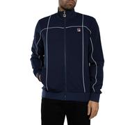 Armando Contrasting Piping Track Jacket Navy/Skyway S