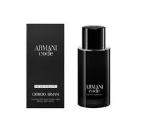 Armani Code Pour Homme Eau de Toilette Men's Refillable Aftershave Spray (75ml, 125ml) - 125ml