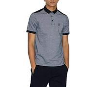Armani Exchange for man. 8NZF76Z8M5Z1510 Bicolour grey polo shirt (S), Casual, Cotton, Short sleeve