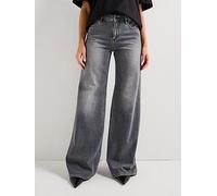 Armani Exchange 5 Pocket Jeans - Grey, Grey, Size 30, Women Grey