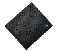 Armani Exchange 958098 4R847 A/X Men's Bifold Wallet (Coin Purse Included) Black