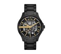 Armani Exchange A|X Men's Automatic Blue Stainless Steel Watch, Black/Gold, Hampton Automatic