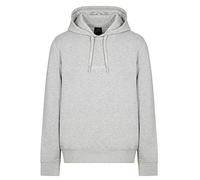 Armani Exchange A|X Mens Hooded Small Logo Sweatshirt, Bc06 Alloy Heather, M
