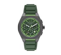 Armani Exchange A|X Men's Sync Chronograph Green Silicone Watch (Model: AX4292)