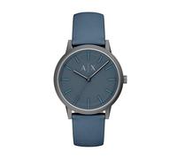 Armani Exchange A|X Men's Three-Hand Blue Leather Watch (Model: AX2767)