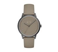 Armani Exchange A|X Men's Three-Hand Gray Leather Watch (Model: AX2766)
