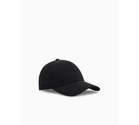 Armani Exchange A｜X Women's Signature Logo Hat, Black, Black, One Size
